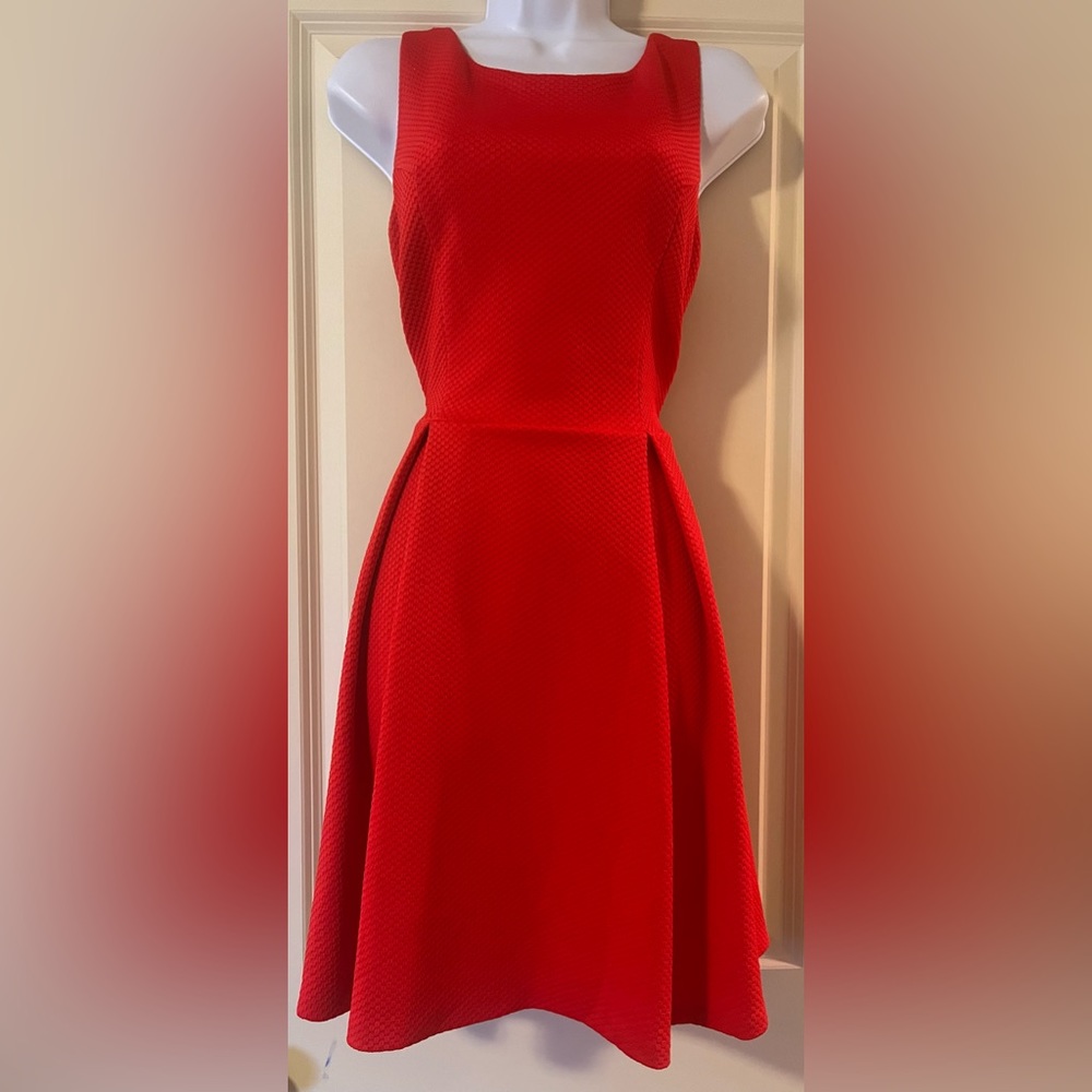 Love…Ady Sleeveless Dress. Red, Size Large.